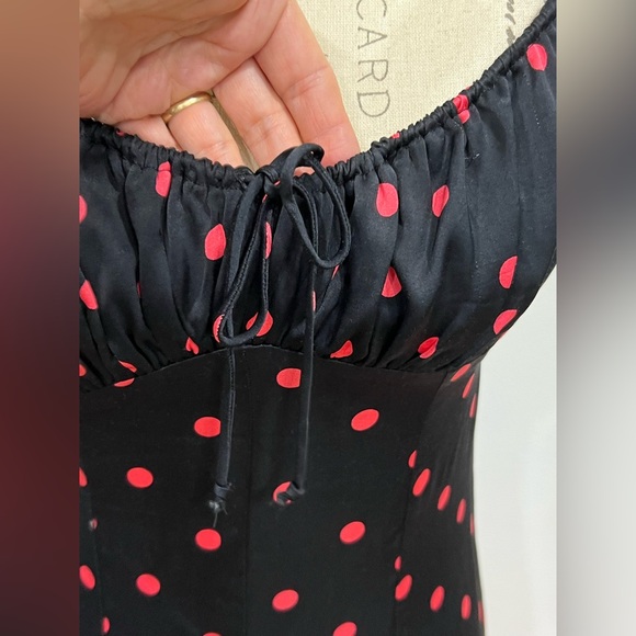 For Love & Lemons Jenny Dot Mini Dress - Picture 3 of 12